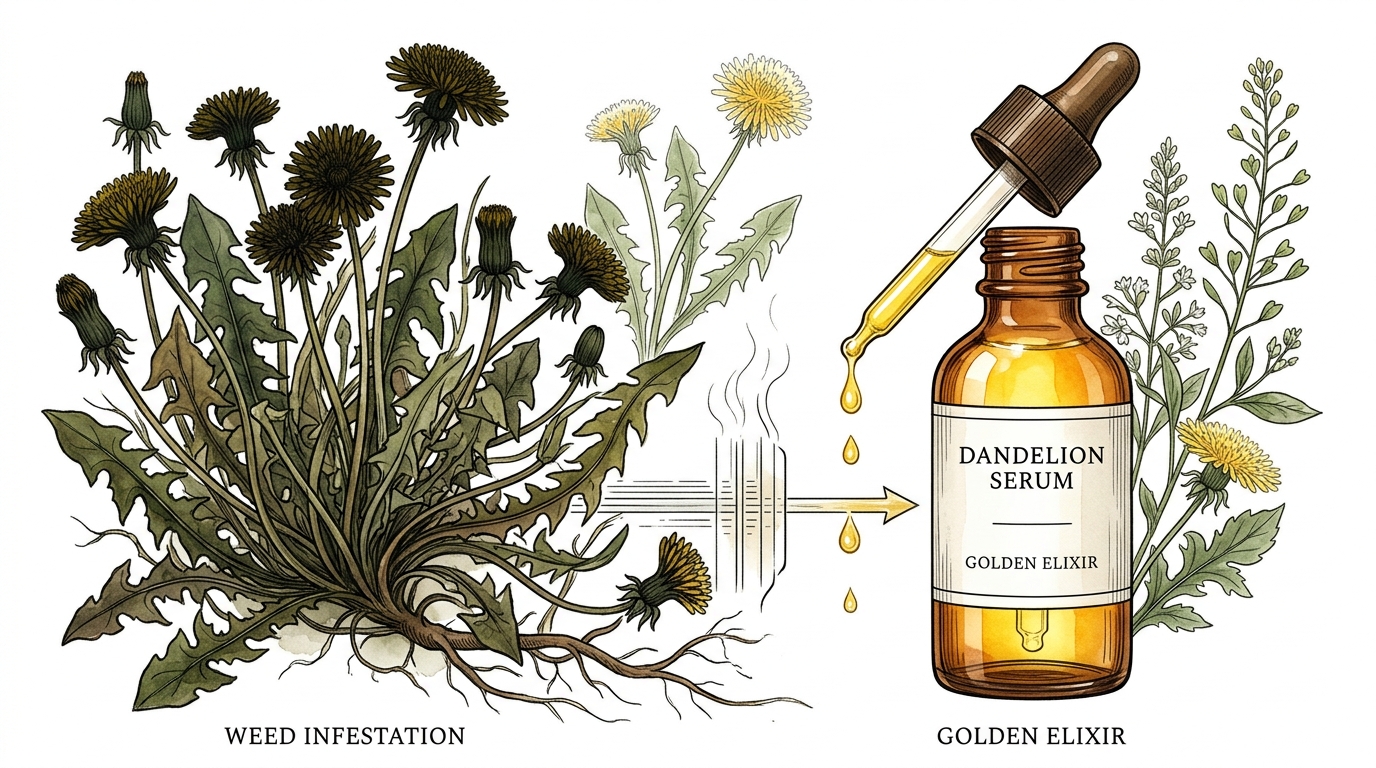 DIY Dandelion Beauty Serum Benefits